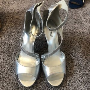 Nine West Metallic Heels